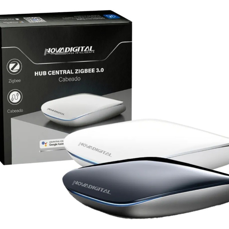 Hub Zigbee 3.0 Gateway Cabeado NovaDigital Automação Casa Inteligente