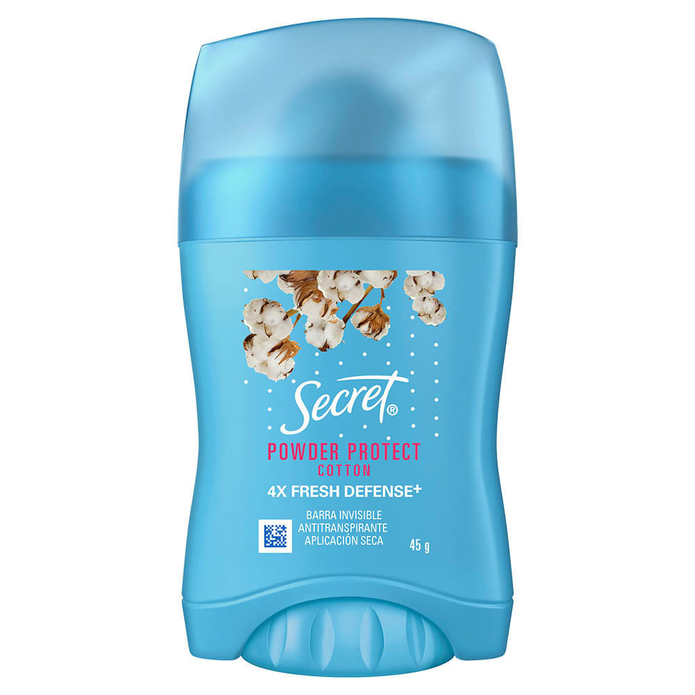 Desodorante Antitranspirante Secret Em Barra Cotton Com 45g em Oferta na Shopee