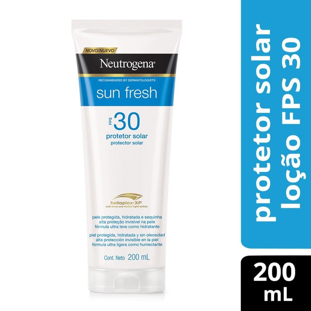 Neutrogena Sun Fresh Protetor Solar Fps30 200Ml em Oferta na Shopee