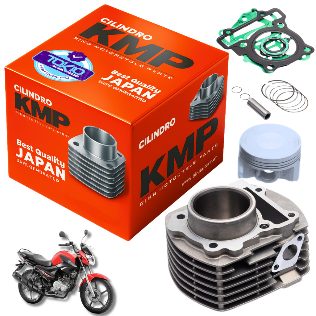 Kit Cilindro Xtz Crosser 150 Yamaha Factor Fazer Kmp Motor em Oferta na Shopee