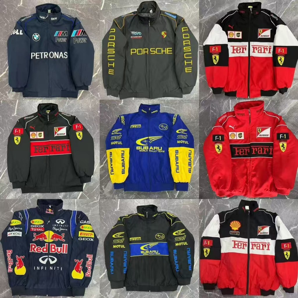 Ajuste Bordado Para Mulheres E Homens F1 Racing Motorcycle Versão Fina
