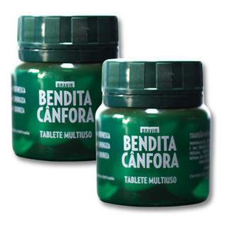 60 Bendita Cânfora Pastilha Odorizante - Cada Pote C/ 30 Un