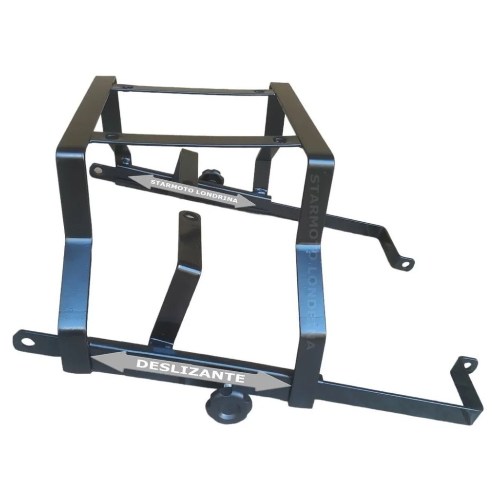 Suporte de Baú para Moto Suzuki Gsr 125 e 150 com Regulagem para Garupa | Trava Mais