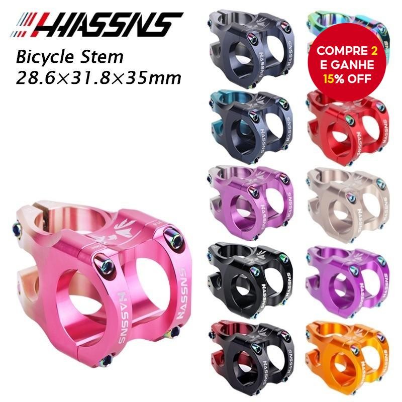 Haste MTB HASSNS 35mm-Riser De Guiador Em Liga De Alumínio De 31.8 Mm Para Bicicletas De Montanha/Estradas