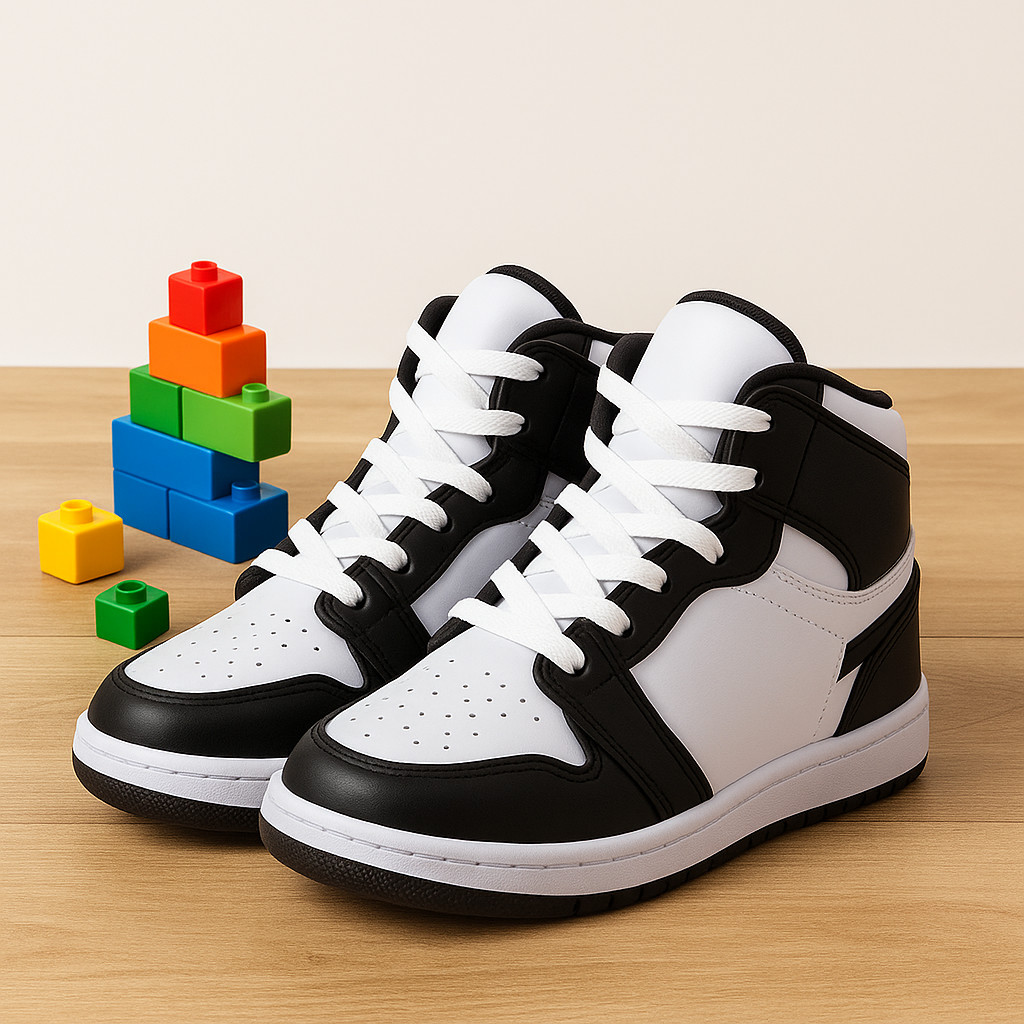 Tênis Infantil Botinha Cano Alto Casual Masculino Feminino Estilo Esportivo Colégio Promoção