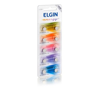 Bateria Alcalina LR41 (AG3 / LR736) Elgin 82261 - Cartela com 10 unidades em Oferta na Shopee