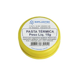 Pasta Térmica Implastec - Pote 15g em Oferta na Shopee