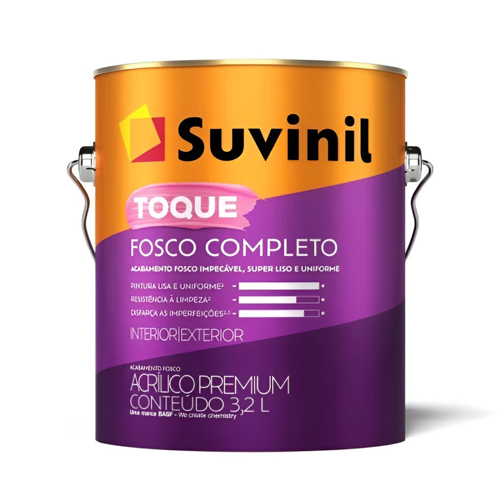 Tinta Toque Fosco Completo 3,2l Cor Rosa Suave