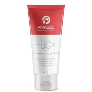 Protetor Solar Facial FPS50 Toque Seco Anasol 60 g