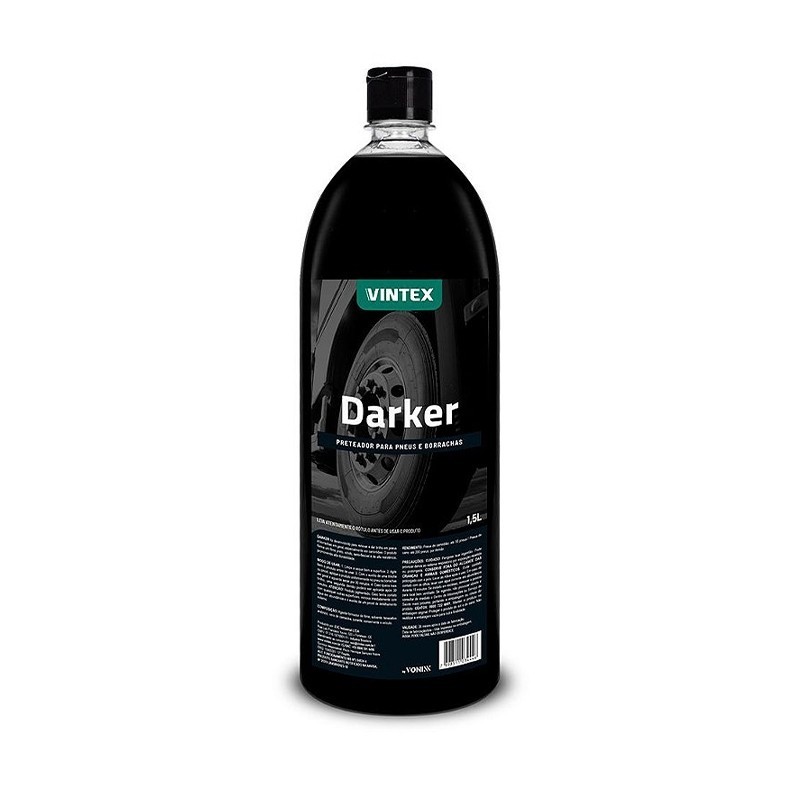 Preteador de Pneus e Borrachas 1,5 litros Darker Vintex em Oferta na Shopee