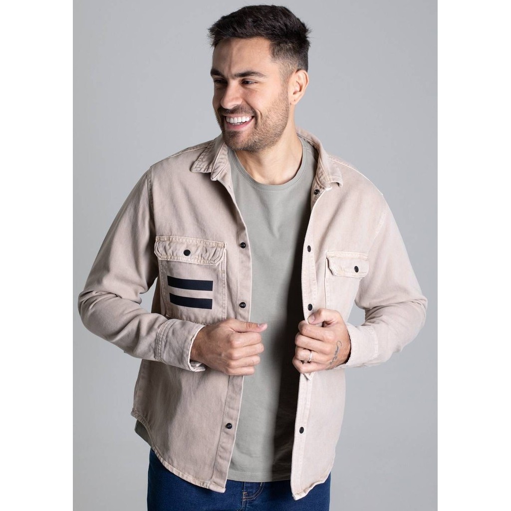 Jaqueta Sarja Sawary - 277128 em Oferta na Shopee