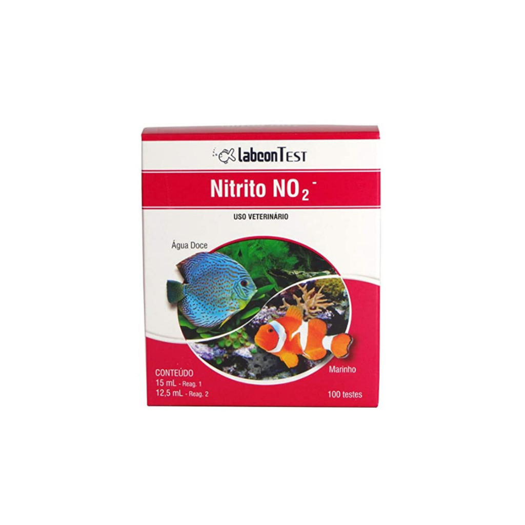 Teste De Nitrito Labcon Aquário Água Doce E Salgada