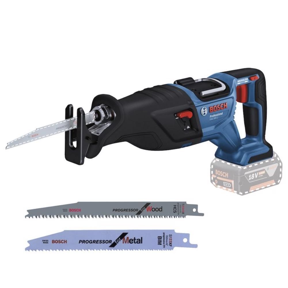 Serra Sabre a Bateria 18V GSA 185-LI com 2 Lâminas BOSCH - Home & Living