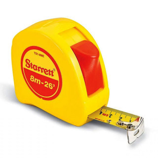 Trena de Bolso 8 Metros Starrett com Trava Milímetros e Polegadas STS1-8ME em Oferta na Shopee