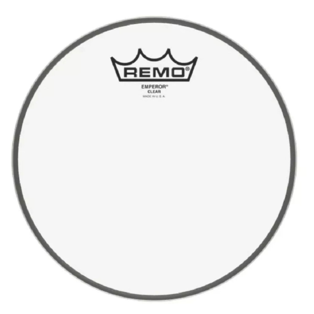 Pele Batedeira para Surdo Remo Emperor 14" BE-0314-00 Clear