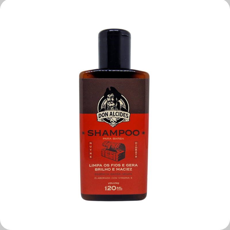 Shampoo para Barba Don Alcides Barba Negra 120ml