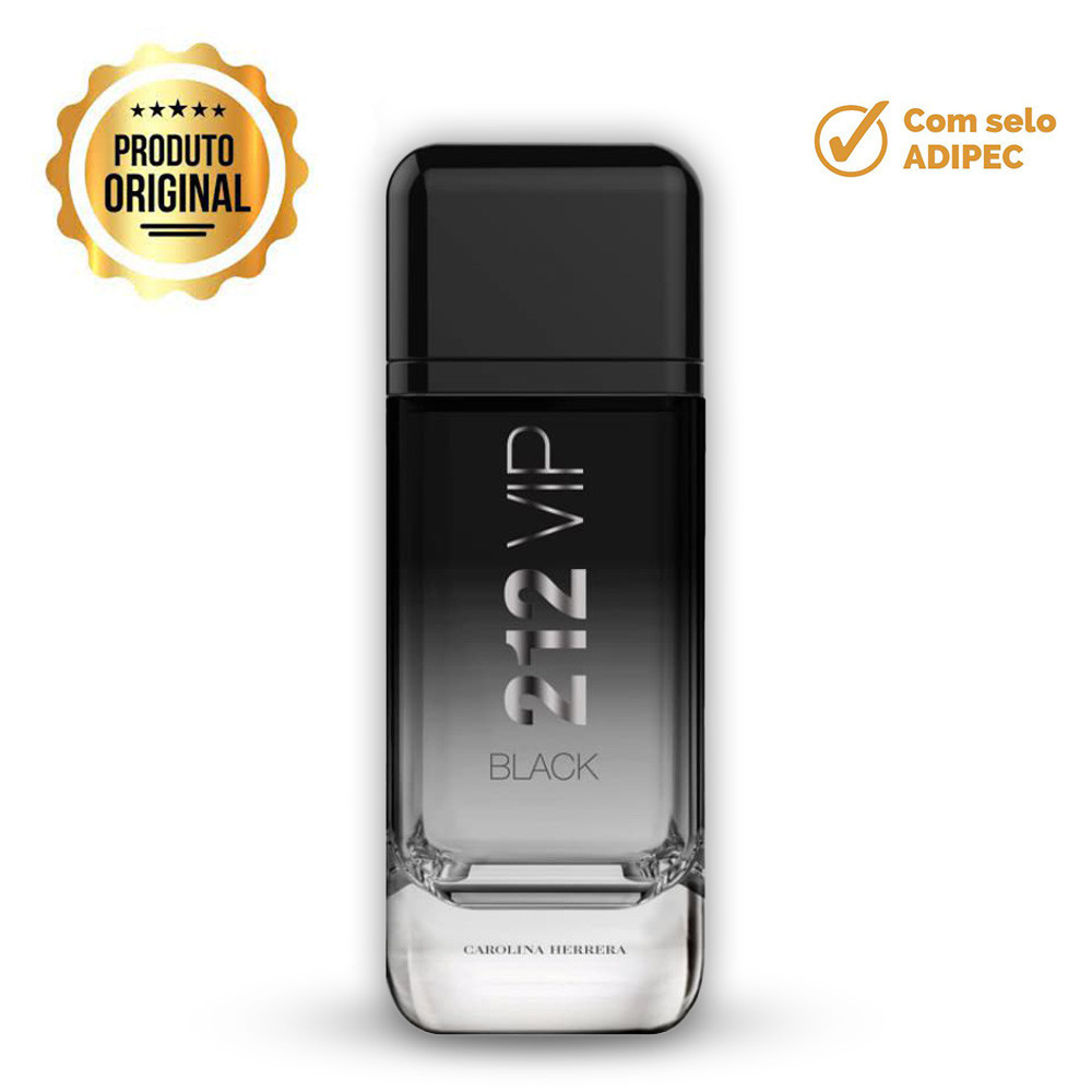 Perfume 212 Vip Black Eau de Parfum Carolina Herrera Perfume Masculino 200ml