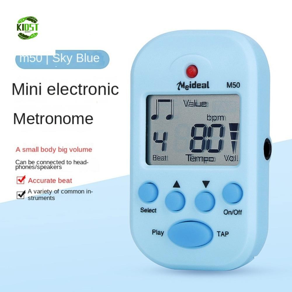 Metrônomo De Bolso Com Clipe KIDST , Mini Saída De Fone De Ouvido LCD , Digital Leve Beat Tempo em Oferta na Shopee