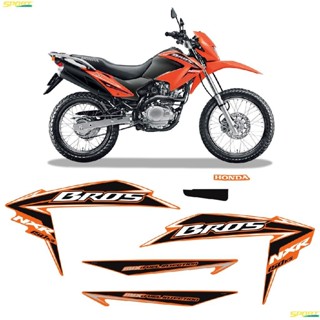 Adesivos P/ Bros Nxr 150 Ks 2011 Moto Laranja Genérico em Oferta na Shopee