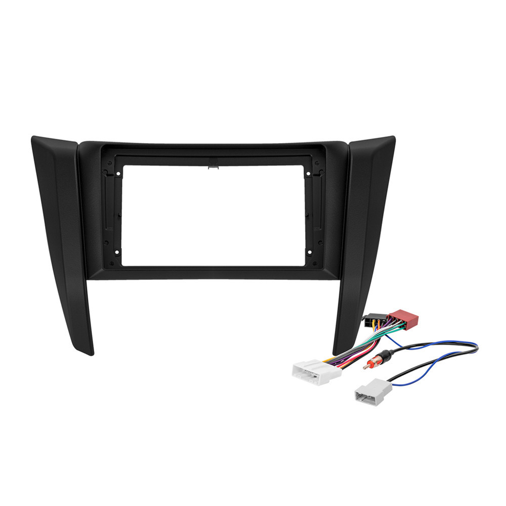 Kit Moldura Painel 9 Pol Frontier 2017 2018 2019 2020 2021 2022 2023 2 Din Preto Chicote Som Plug Antena em Oferta na Shopee