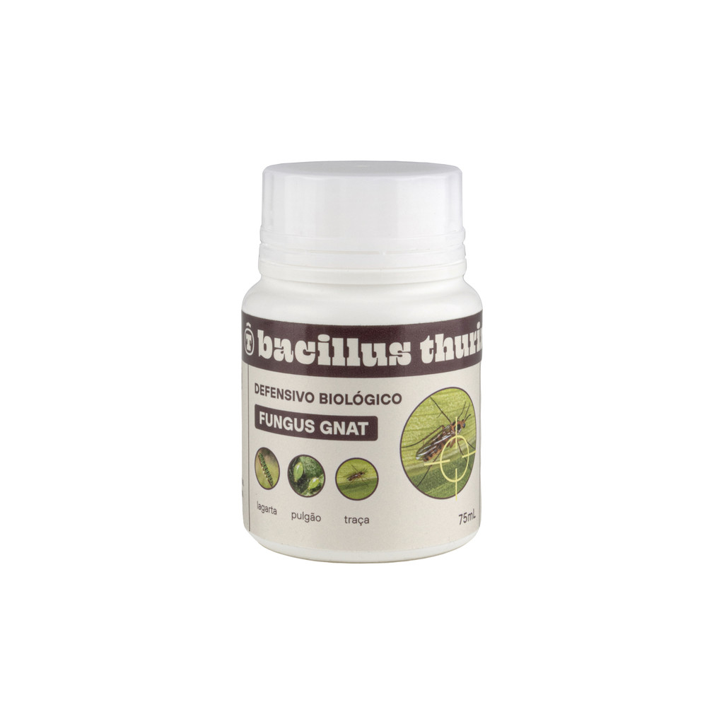 BACILLUS THURINGIENSIS 75mL - Fungus Gnat, Lagarta, Pulgão em Oferta na Shopee