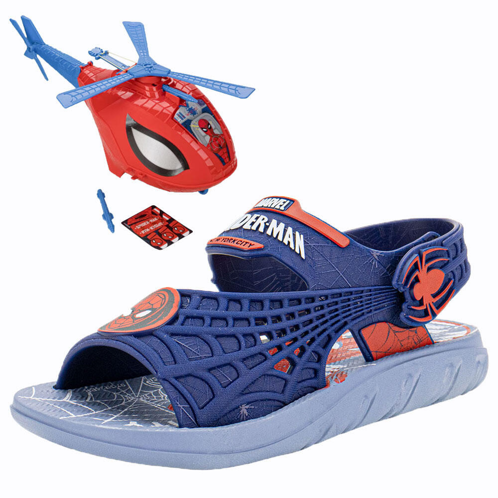 Kit Papete Infantil Homem Aranha E Helicóptero Grendene Kids 23064 - Baby & Kids Fashion