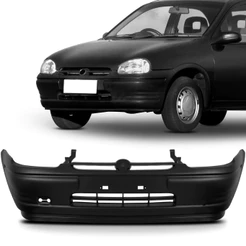 Parachoque Dianteiro Corsa 94 95 96 97 98 99 Preto Com Spoiler