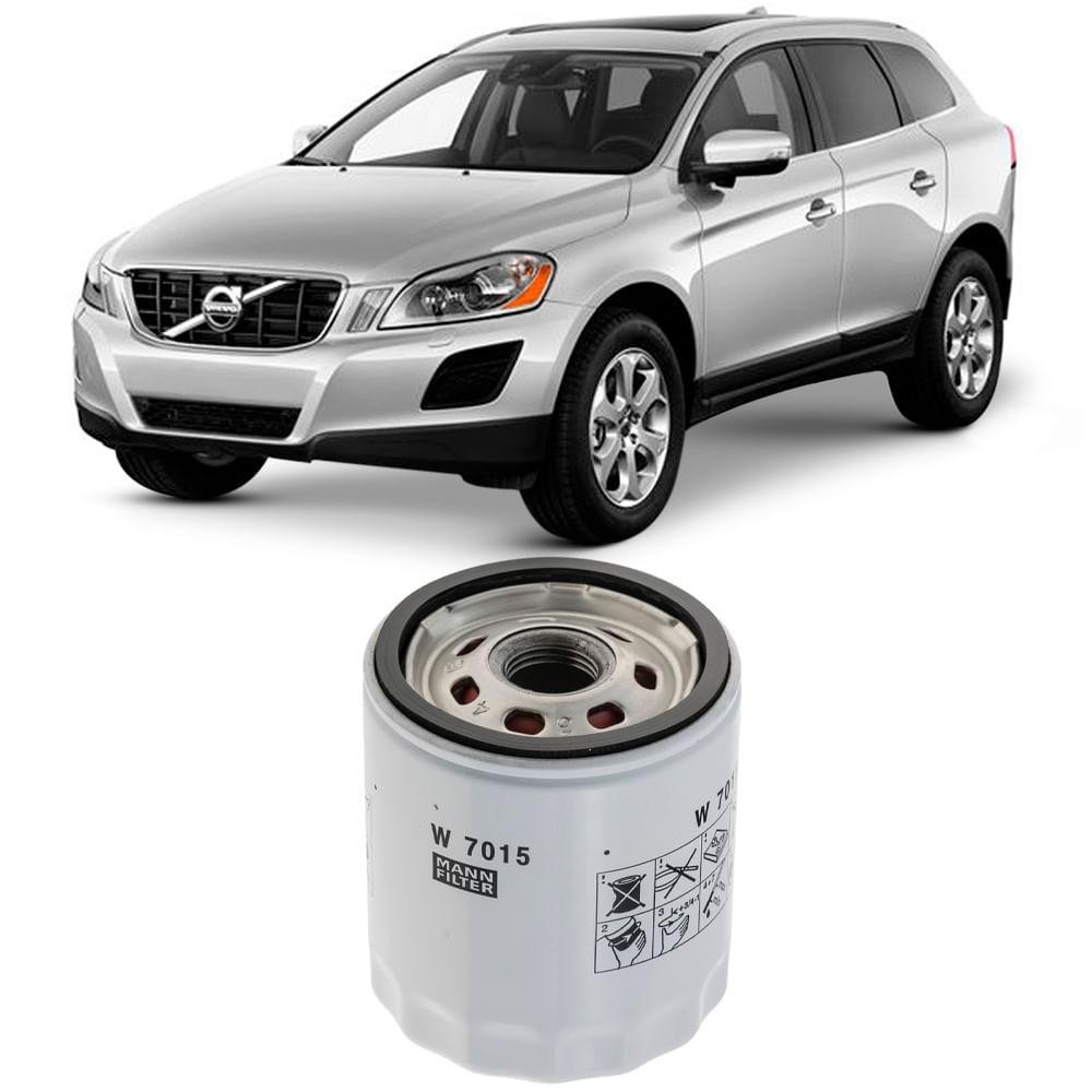 Filtro Óleo Volvo Xc60 T5 2.0 2012 A 2017 Mann - Spare Parts and Accessories for Vehicles