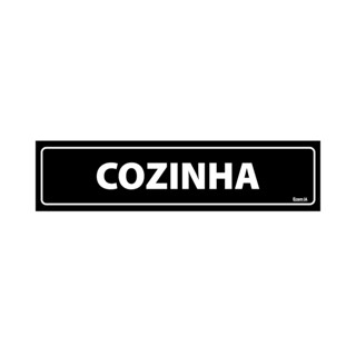 Placa De Sinalização Cozinha 30x7 Ecom IA - A-409 F9e em Oferta na Shopee