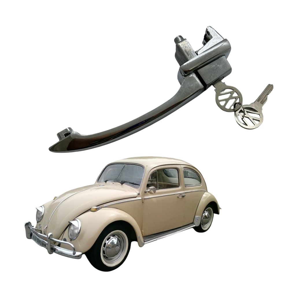 Maçaneta Fusca Externa Porta Com Chave 1959 1960 1961 A 1977