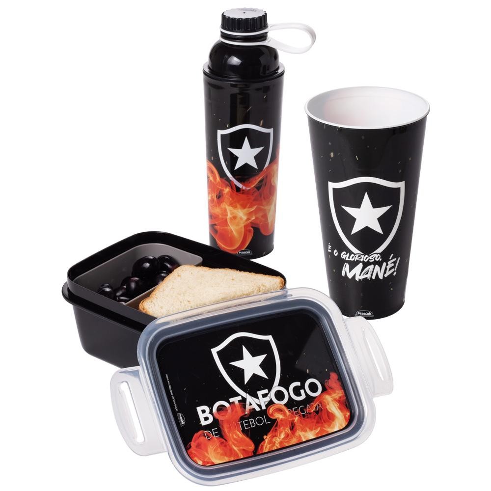 Kit Torcedor 3 Peças Botafogo Futebol Plasútil - Home & Living
