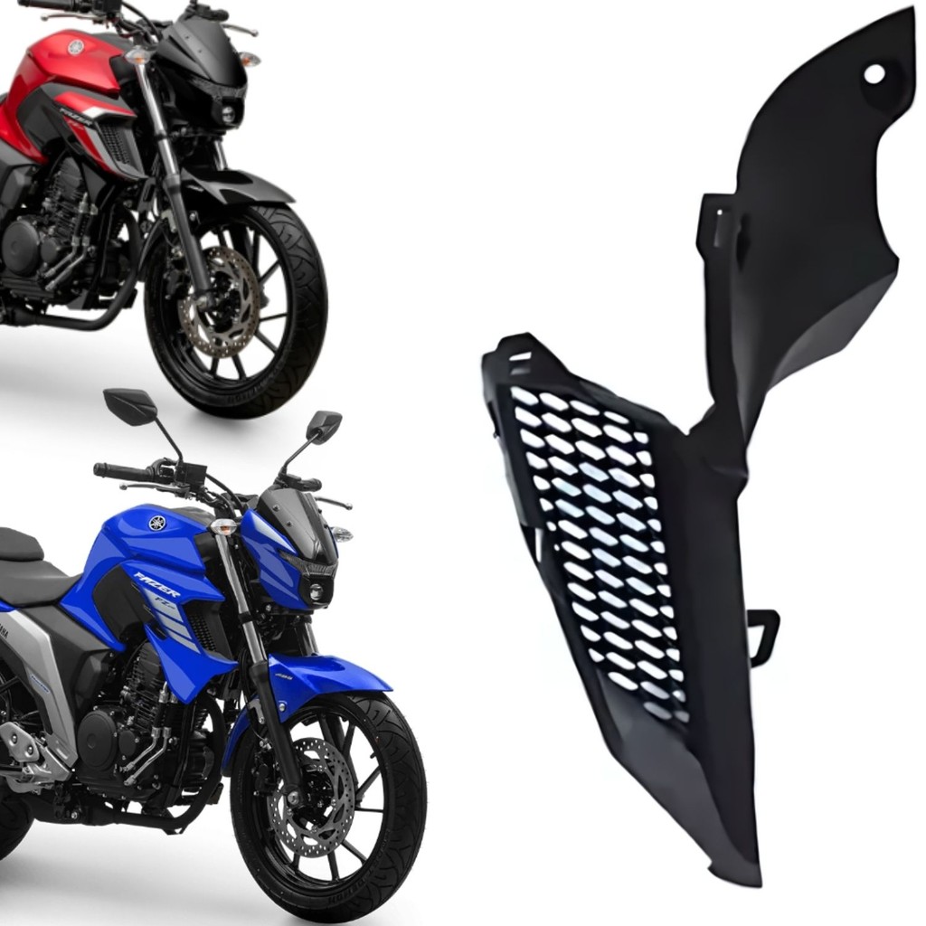 CARENAGEM ACABAMENTO DUTO AR ABA TANQUE FAZER 250 FZ25 ESQUERDO
