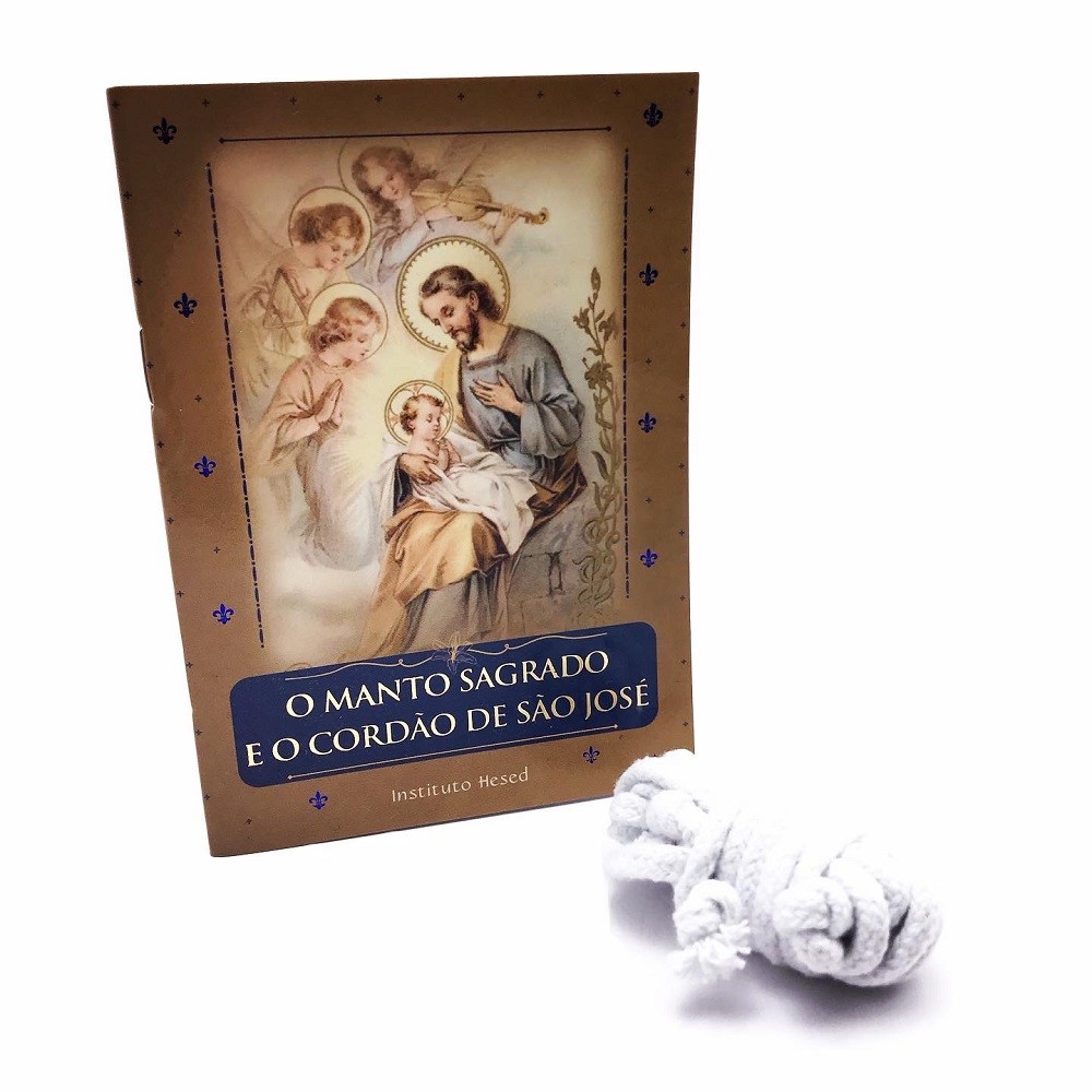 Devocionário O Manto Sagrado de São José com Cordão