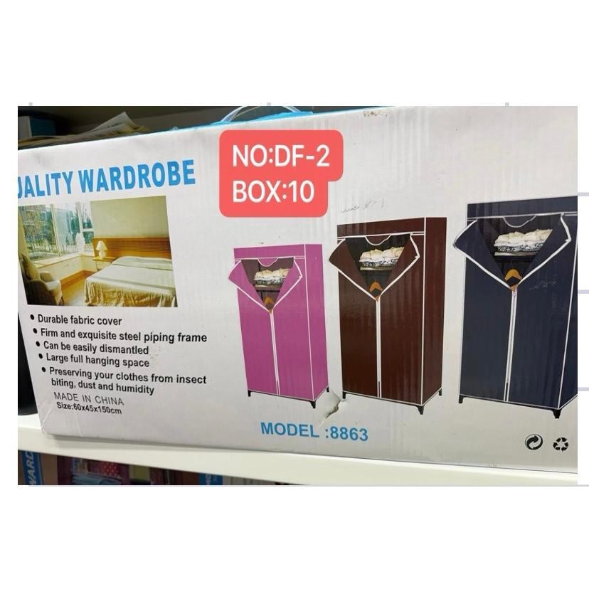 Guarda RoupaTecido Armário Para Roupas Roupeiro Dobrável Organizador de Roupas Série NO-DF-2