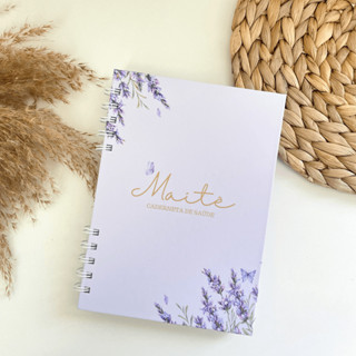 Caderneta de Vacinação Personalizada | Lavandas Delicadas em Oferta na Shopee