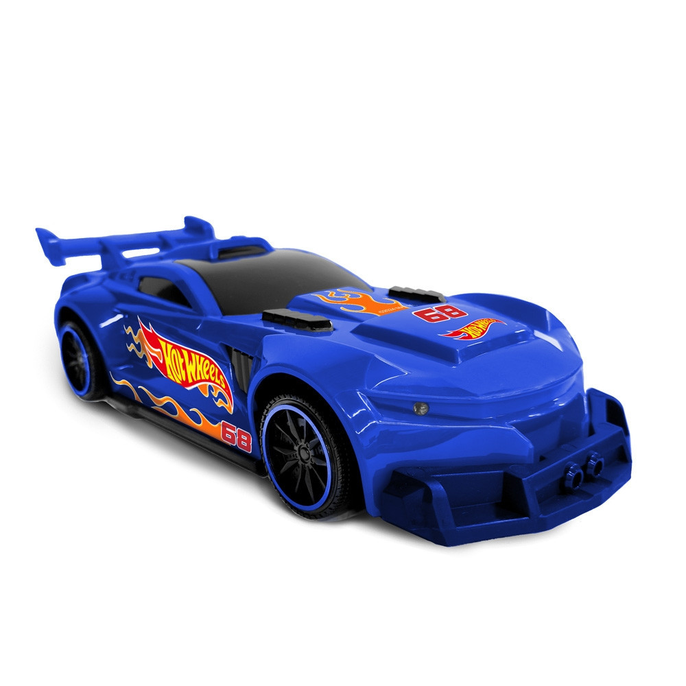 Hot Wheels Carros Track Ripper Azul com Luz e Som 42cm Multikids - BR2264 - Hobbies & Collections