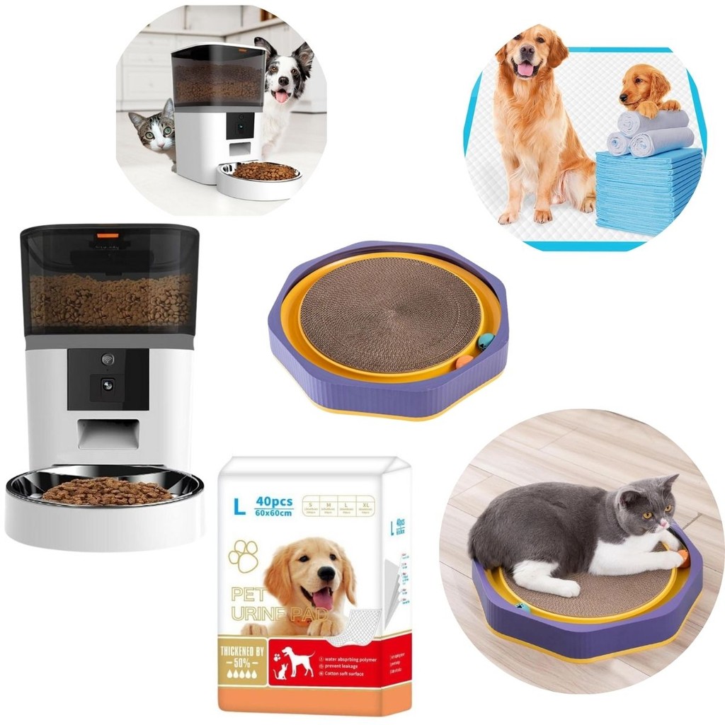 Tapete Higiênico, Dispenser Automático e Arranhador: O Kit Completo para Cuidar do Seu Pet