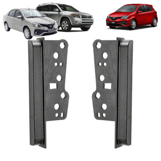 Moldura 2 Din 7" DVD/Rádio Compatível com Toyota Corolla, Etios, Hilux, Fielder, SW4, Prado, Rav4 em Oferta na Shopee