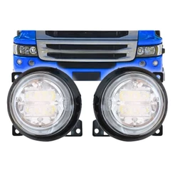 Par Farol Auxiliar Milha Externo Compatível Scania S5 LED