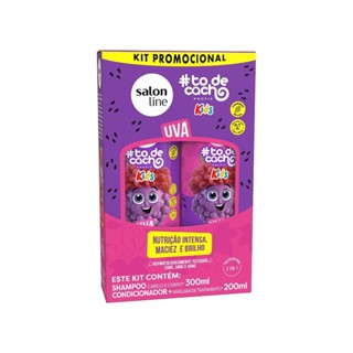 Kit Shampoo e Condicionador Uva #todecacho Kids em Oferta na Shopee