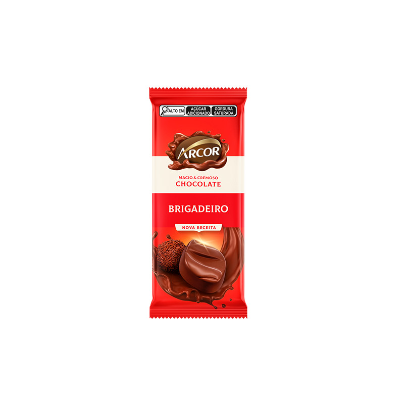 Chocolate Brigadeiro Arcor 80g em Oferta na Shopee