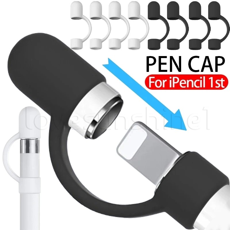Para Tampa De Caneta De Silicone Apple Pencil-Acessórios IPencil-Capas Reposição