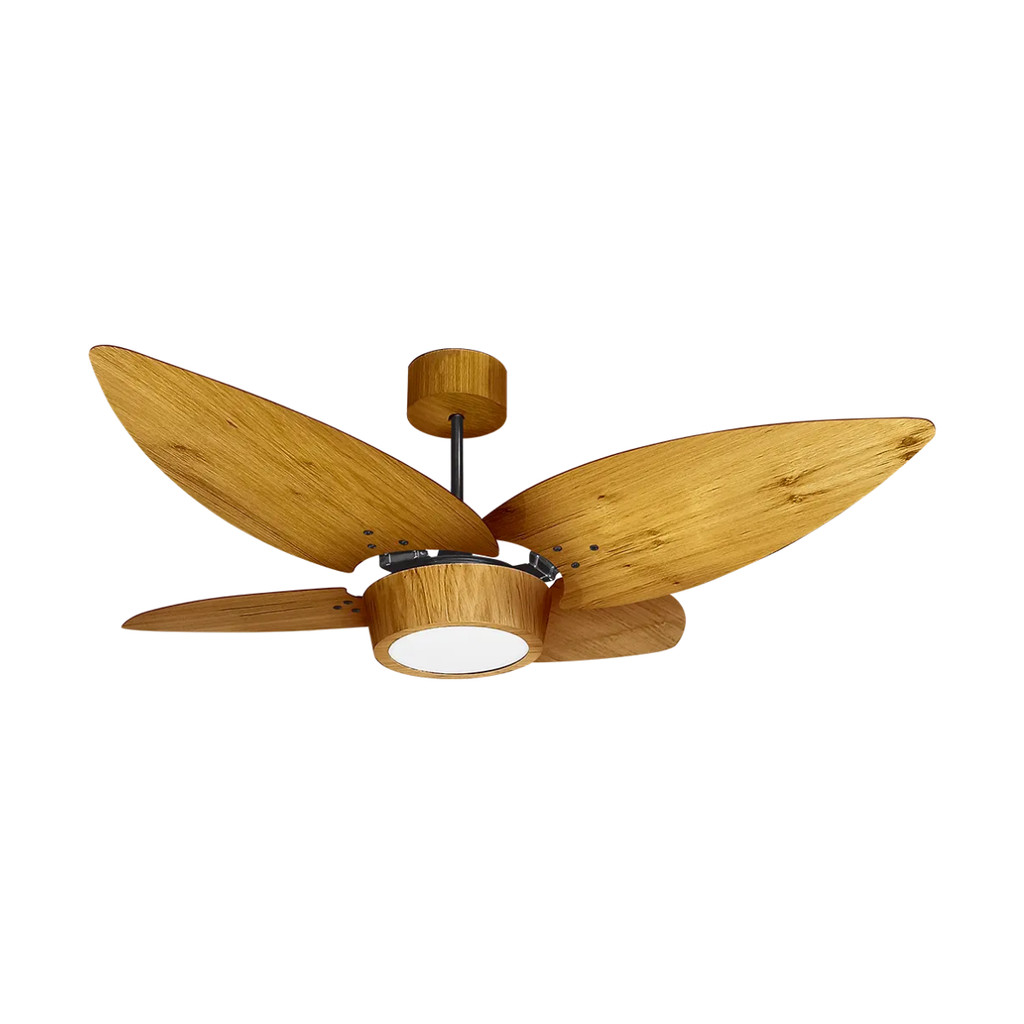 VENTEX VENTILADOR TETO JERI BN 4000K 127V PRETO/FREIJÓ
