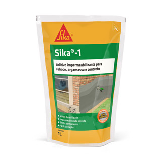 Aditivo Impermeabiliza Sika-1 Argamassa Concreto 1lt - Sika - Frete Grátis em Oferta na Shopee