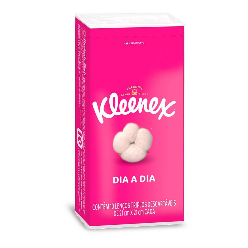 Detalhes do Lenço De Papel Kleenex Original Com 10 Unidades Dia A Dia