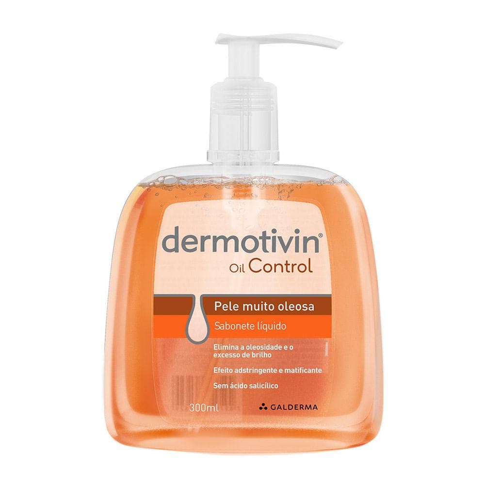 Sabonete Pele Oleosa Dermotivin Liquido Oil Control 300Ml em Oferta na Shopee