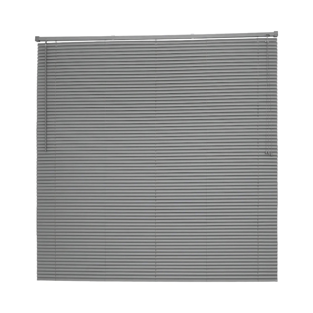 Persiana Horizontal PVC 25mm 140x130cm cor Chumbo Conthey Evolux - D148034M em Oferta na Shopee