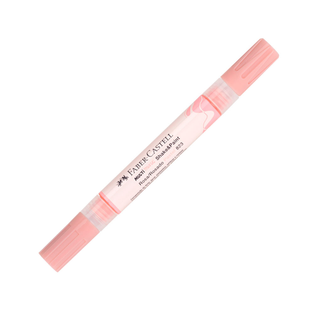 Pincel marcador multisuperfícies Multimark Rosa Pastel MM/SPRSP823 Faber-Castell em Oferta na Shopee