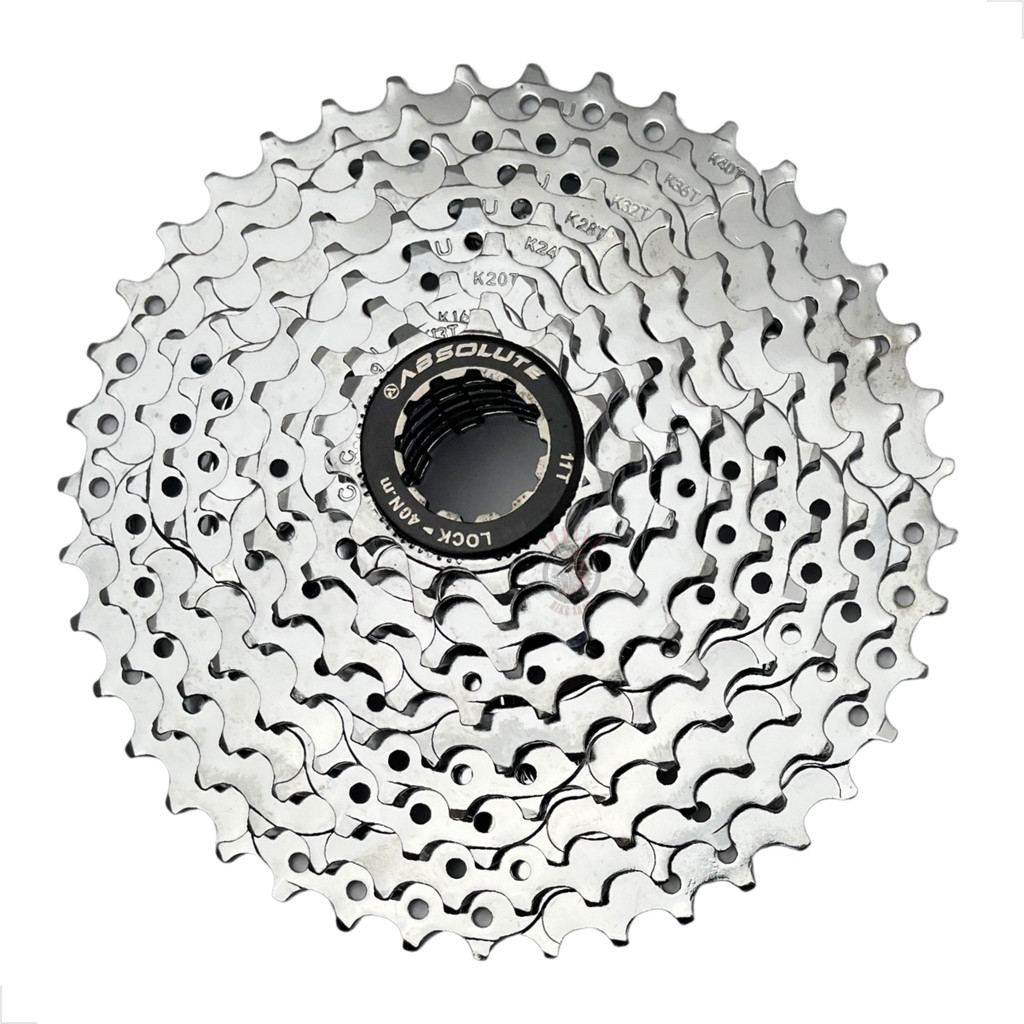 Cassete K7 9v Absolute 11/40 Mtb 1x9v 2x9v 18v Cromado Mtb