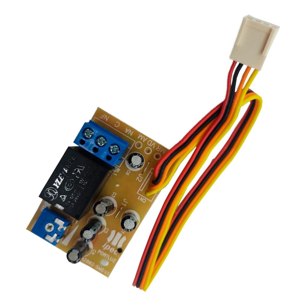 Módulo Temporizador Rele Flat 4 vias Universal Ipec